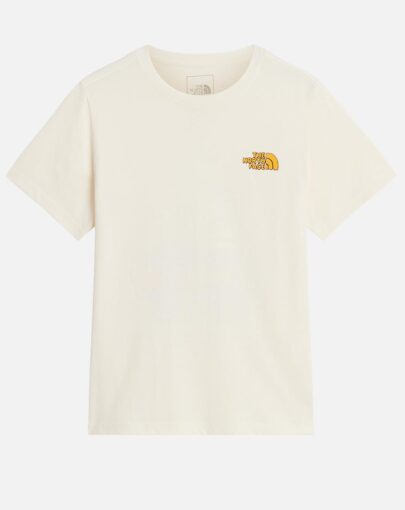 the north face outdoor regular tee white dune graphic3