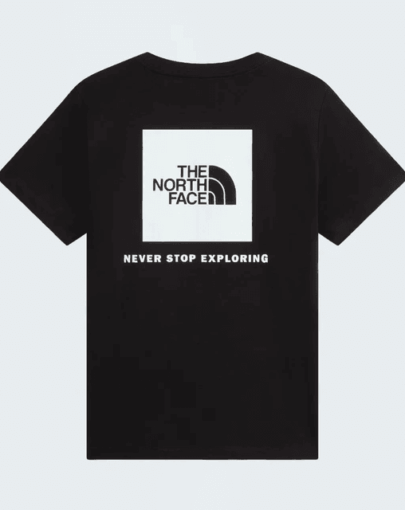 the north face teen evolution box nse ss tee black