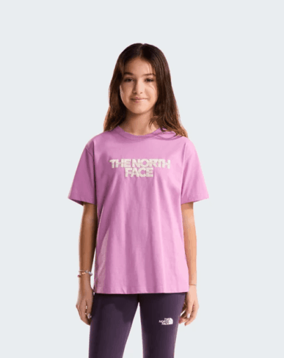 GIRLS’ CHALBI RELAXED GRAPHIC T-SHIRT pink