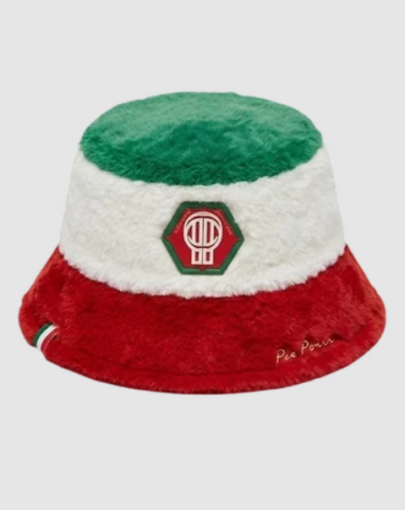 Pure Premium Ignitio Bucket Hat White Red Green