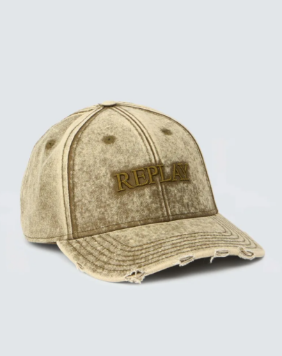 Replay AX4161 Distressed Cap Olive