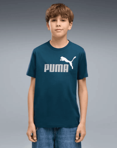 Puma ESS 2 Color No1 Logo Tee Teal